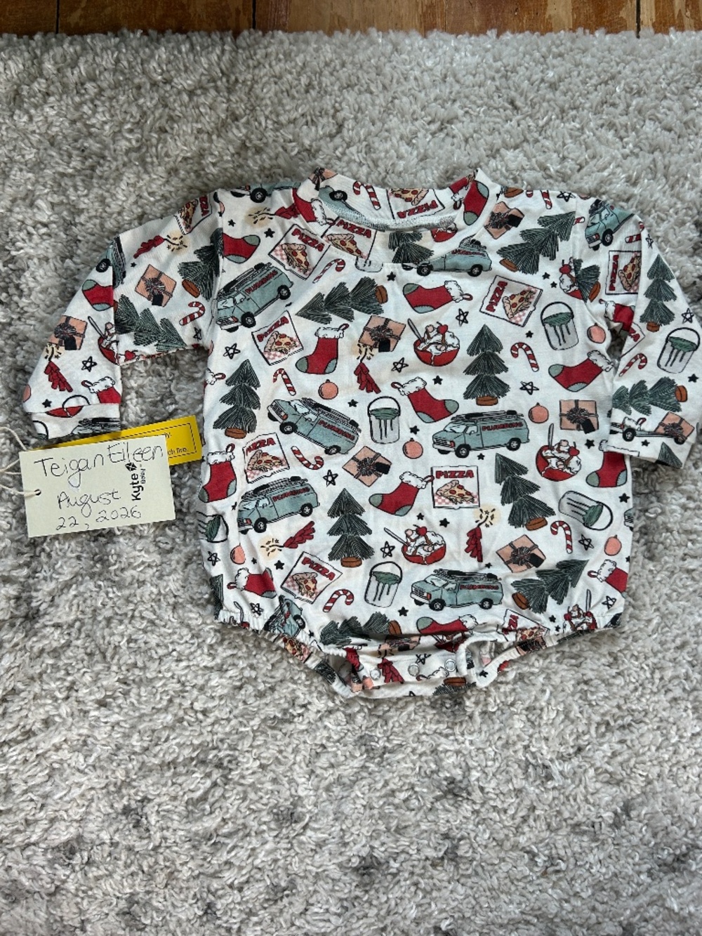 Larkspur baby bamboo bubble romper - Home Alone
